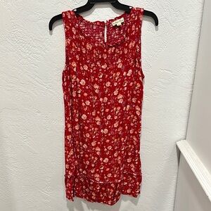 Ruffled Multicolored Knee-Length Sundress